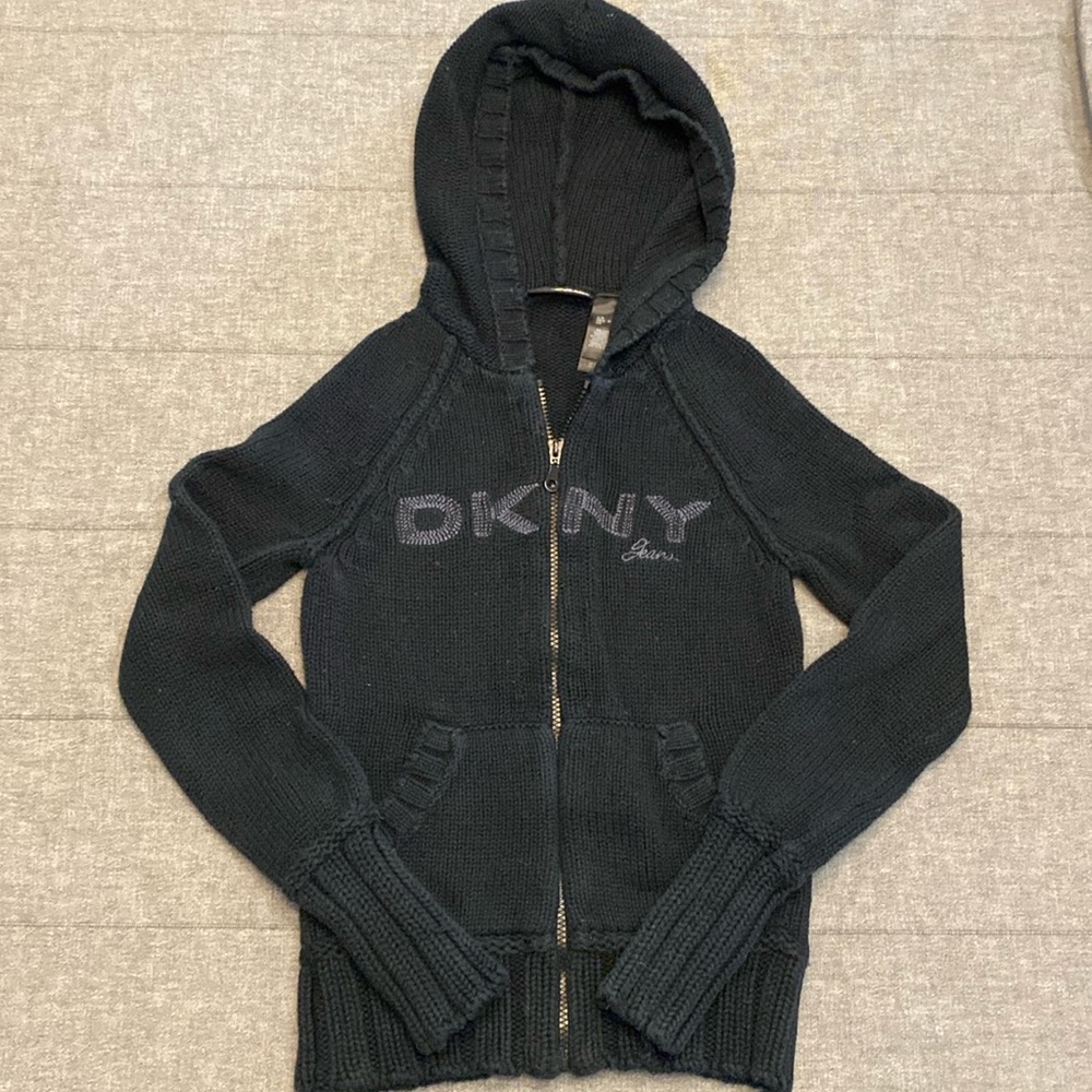 DKNY Jeans Zip up Sweater